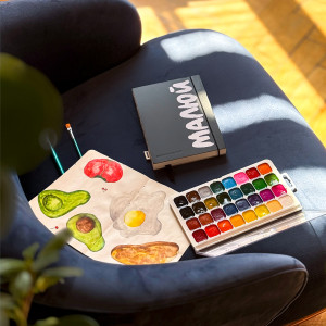  Скетчбук «Рисуй» черно-белый: Фото - ORNER 