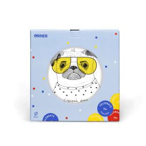  Тарілка «Голодний мопс»: Фото - ORNER 