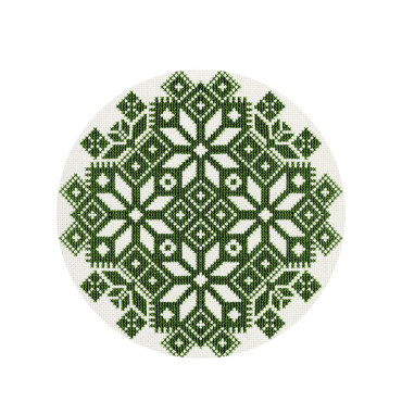  Embroidery kit Ø190 mm ORNER x Diva Olivka Mandala green: photo - ORNER 