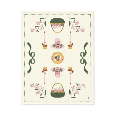  Tablecloth Easter Basket light 130x170: photo - ORNER 