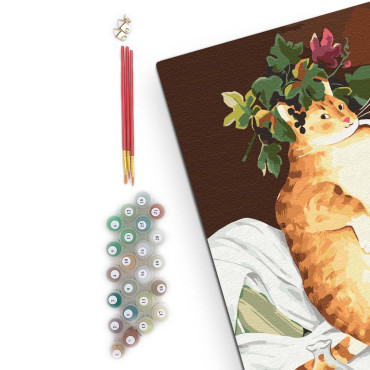  Painting by numbers ORNER x InnaRuda Hedonistic cat: photo 2 - ORNER 