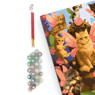  Paint by numbers Fairy Cats: photo 2 - ORNER 