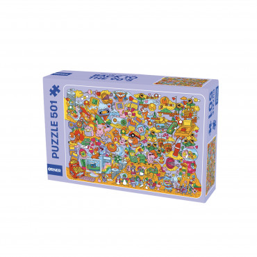  Jigsaw puzzle ORNER х MALIUNOK Back to the 90's. Games 500 elements: photo - ORNER 