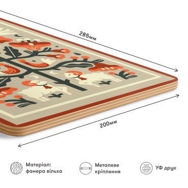  Wooden poster “Eternal tree of life” light: photo 2 - ORNER 