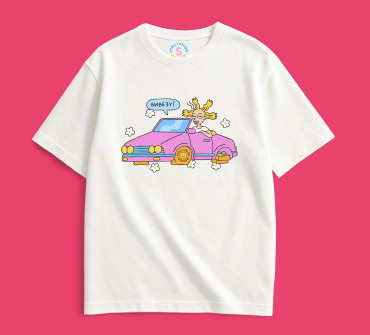  Футболка оверсайз ORNER х Maliunok «Вывезу» молочная: фото 2 - ORNER 