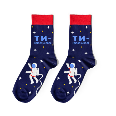  Socks U are the Universe 1 pair: photo - ORNER 