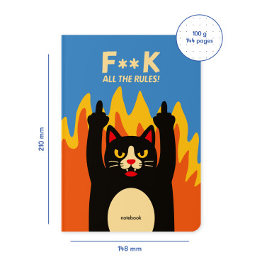  Блокнот в крапку «Без правил»: фото 2 - ORNER 