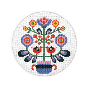  Embroidery kit Ø160 mm World Tree: photo - ORNER 