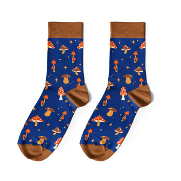  Шкарпетки «Осінні дари» коричневі 1 пара: фото - ORNER 