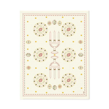  Tablecloth Easter Moments light red 130x170: photo - ORNER 