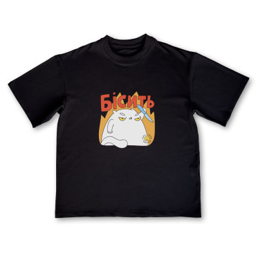  Oversized T-shirt ORNER x Maliunok “Annoyed”: photo - ORNER 