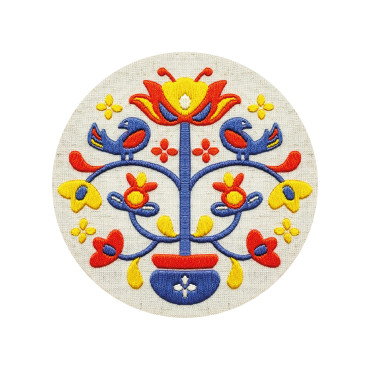  Embroidery kit Ø160 mm Tree of Life: photo - ORNER 