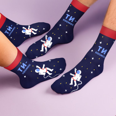  Socks U are the Universe 1 pair: photo 2 - ORNER 