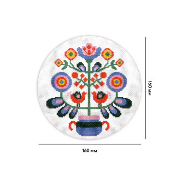  Embroidery kit Ø160 mm World Tree: photo 2 - ORNER 