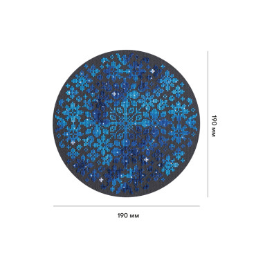  Embroidery kit Ø190 mm ORNER x Diva Olivka Ornament. Star flowers»: photo 2 - ORNER 