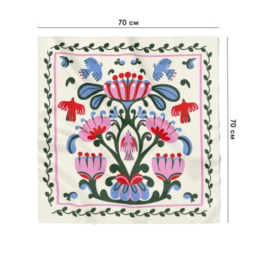  Scarf World Tree milky: photo 2 - ORNER 