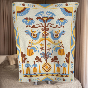  Blanket Family Tree light: photo - ORNER 