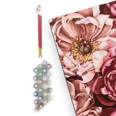  Картина по номерам ORNER x Osmolovska «Розовые пионы»: фото 2 - ORNER 