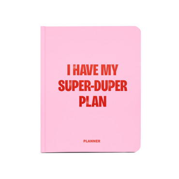  Планер «I HAVE MY SUPER-DUPER PLAN» рожевий: фото - ORNER 