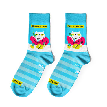  Носки ORNER x Maliunok «Зам» 1 пара: фото - ORNER 