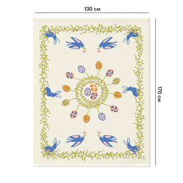  Tablecloth Easter Meadow light 130x170: photo 2 - ORNER 