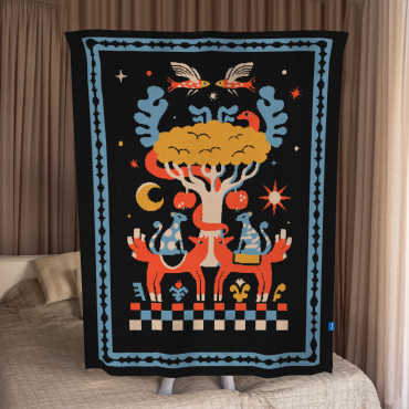  Blanket Wonderland dark: photo - ORNER 