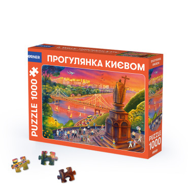  Пазл «Прогулянка Києвом» 1000 елементів: фото - ORNER 