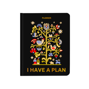  Planner I HAVE A PLAN with ornament: photo - ORNER 