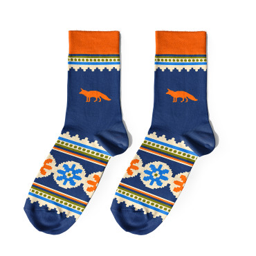  Шкарпетки «Схід» сині 1 пара: фото - ORNER 