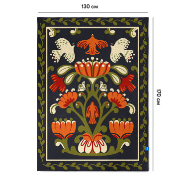  Blanket World tree black: photo 2 - ORNER 