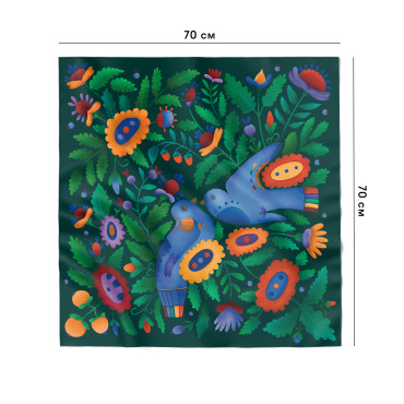  Scarf Emerald Garden: photo 2 - ORNER 