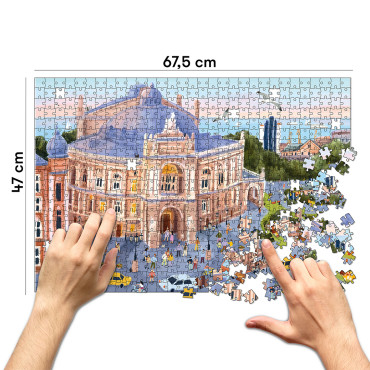  Puzzle Sunny Odesa 1000 elements: photo 2 - ORNER 