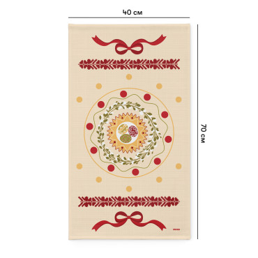  Рушник «Пасхальна тарілка» 40х70: фото 2 - ORNER 