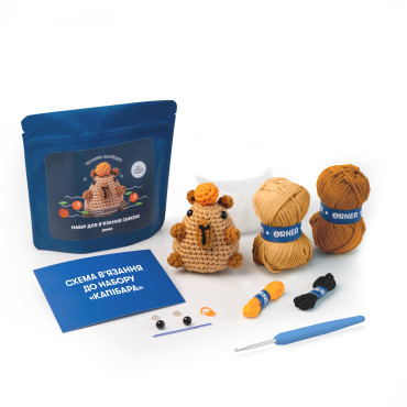  Crochet kit Capybara: photo - ORNER 