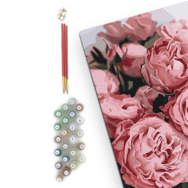  Картина за номерами «Піоновидні троянди»: фото 2 - ORNER 