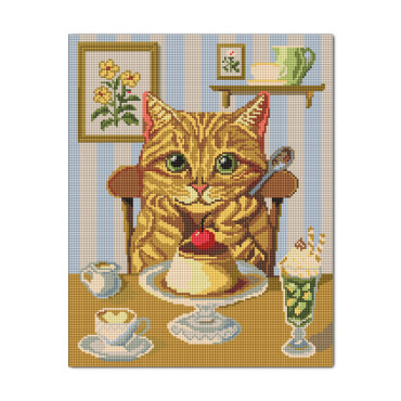  Diamond mosaic Cat Treats: photo - ORNER 