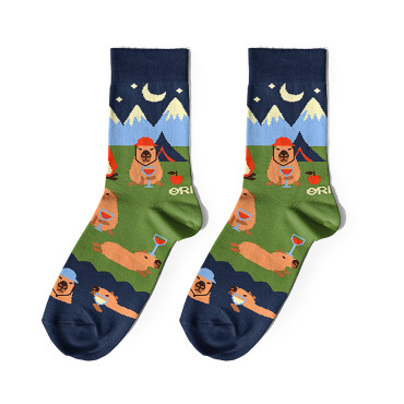 Socks Capybaras in the Mountains 1 pair: photo - ORNER 