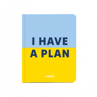  Planner  I HAVE A PLAN yellow-blue: photo - ORNER 