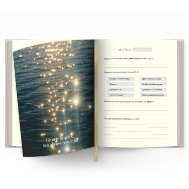  Щоденник саморефлексії «Моя трансформація» світлий: фото 2 - ORNER 