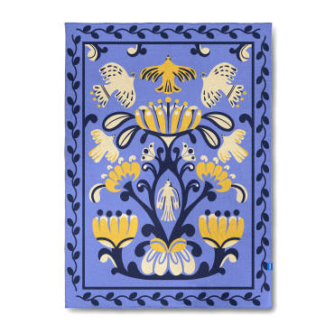  Blanket World tree blue: photo 2 - ORNER 