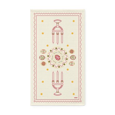  Рушник «Великодні миті» світло-червоний 40х70: фото - ORNER 