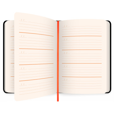  Дневник на 3 года «Один день одно предложение» черный: фото 2 - ORNER 