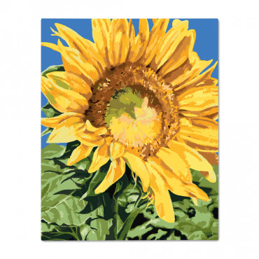  Painting by numbers ORNER x Osmolovska Sunflower: photo - ORNER 