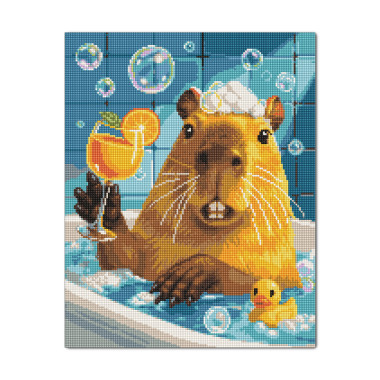  Diamond mosaic Capybara: photo - ORNER 