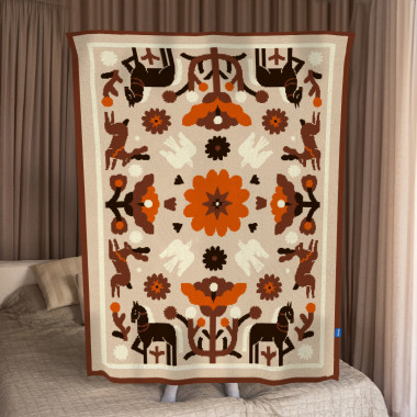  Blanket Harmony of Nature light: photo - ORNER 
