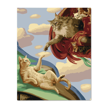 Paint by numbers Cats Renaissance: photo - ORNER