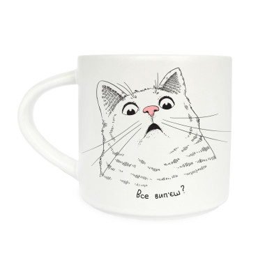  Cup  Surprised Cat: photo - ORNER 