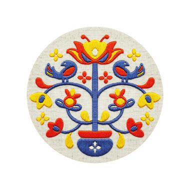  Набір для вишивання Ø160 мм «Дерево життя»: фото - ORNER 