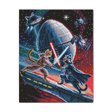 Diamond mosaic Cat Wars: photo - ORNER