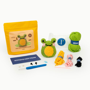  Crochet kit Frog: photo - ORNER 